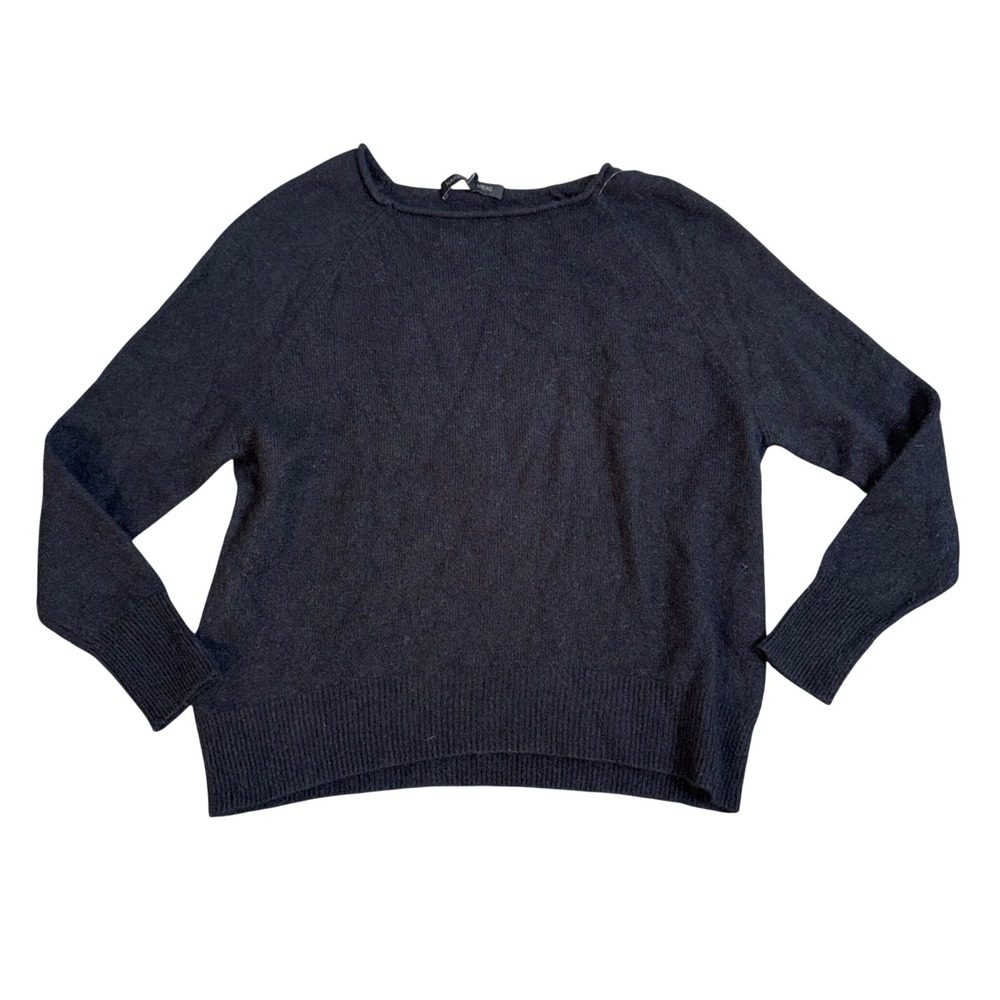 Naked Cashmere Sweater Women Small Black Excellent 100% Cashmere Raglan Pullover